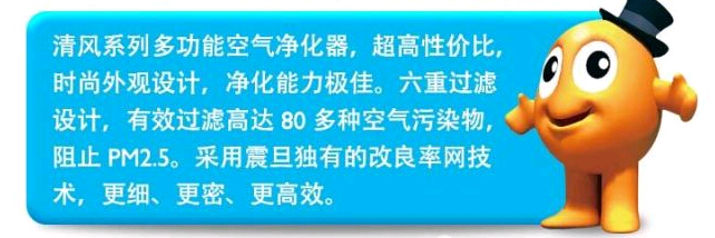 震旦空氣凈化器功能